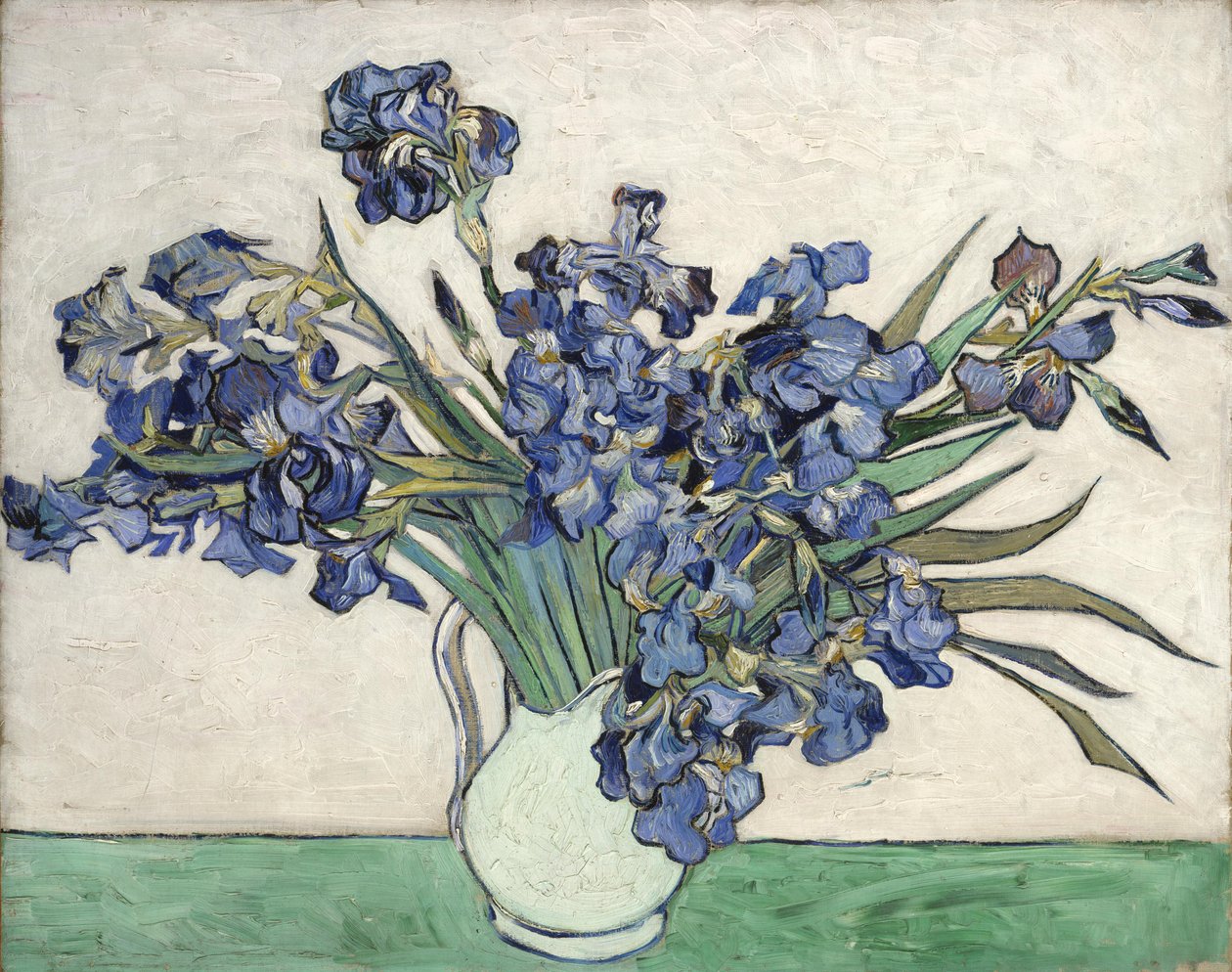 Vaso con iris da Vincent van Gogh
