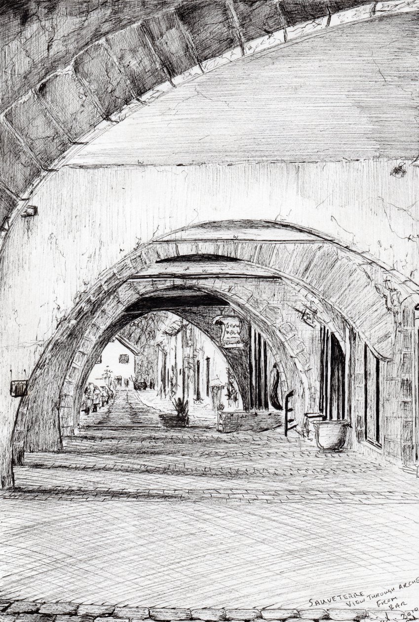 Architetture di Sauveterre, Francia, 2010 da Vincent Alexander Booth