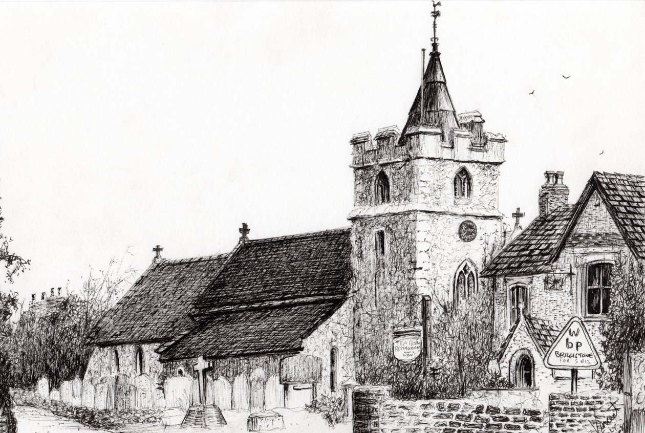 Chiesa di Brighstone, I.O.W., 2008 da Vincent Alexander Booth