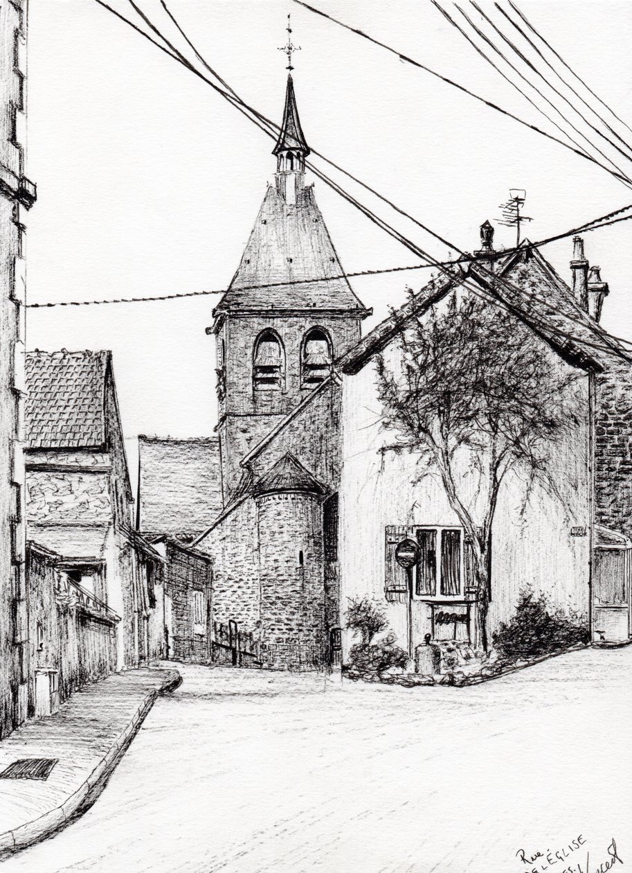Chiesa a Laignes Francia, 2007 da Vincent Alexander Booth