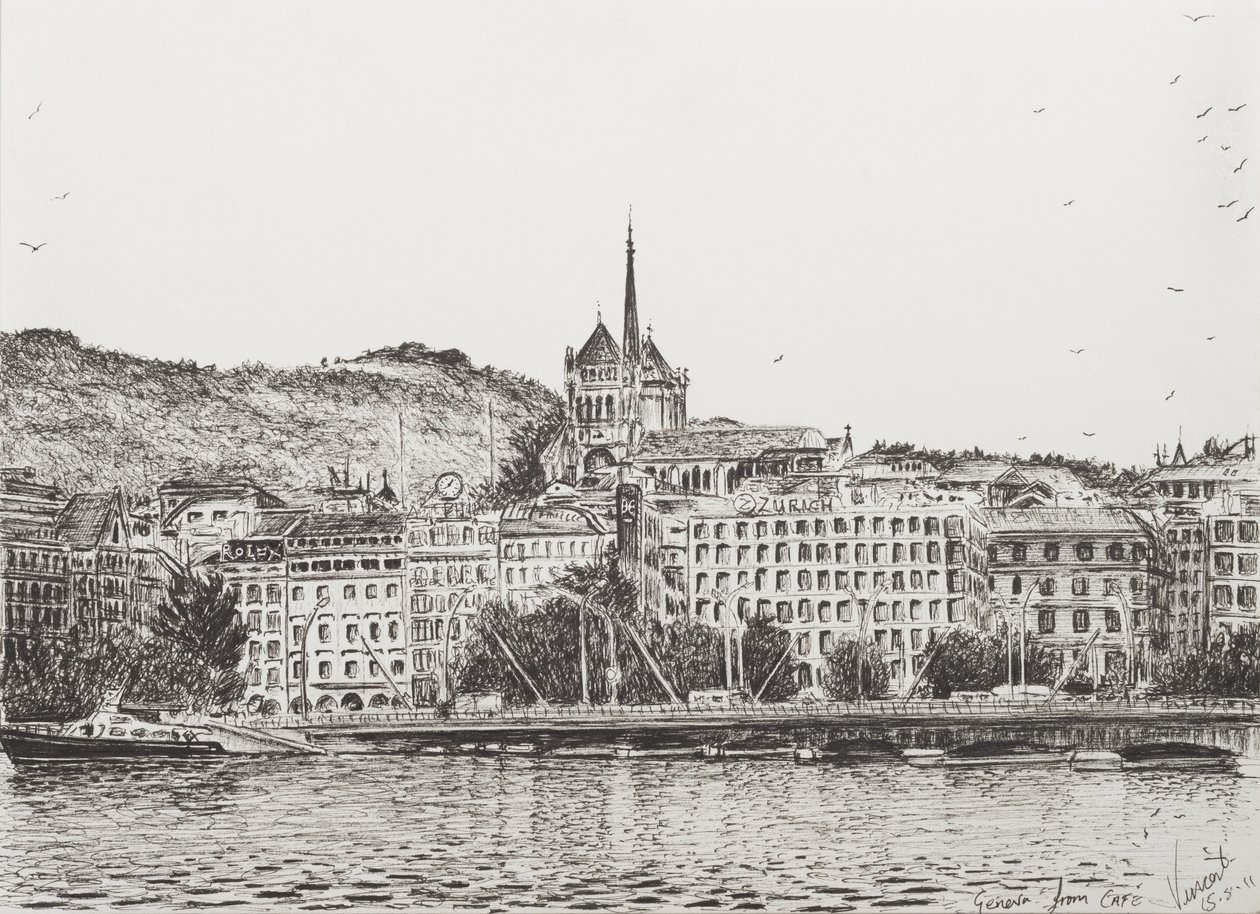 Città di Ginevra da Vincent Alexander Booth