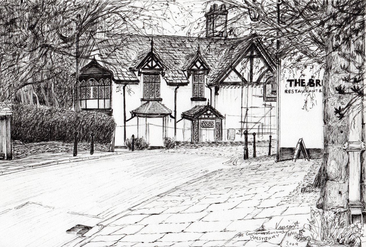 Edificio condannato Prestbury, 2009 da Vincent Alexander Booth