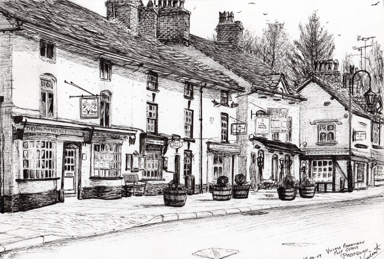 Ufficio postale Prestbury, 2009 da Vincent Alexander Booth