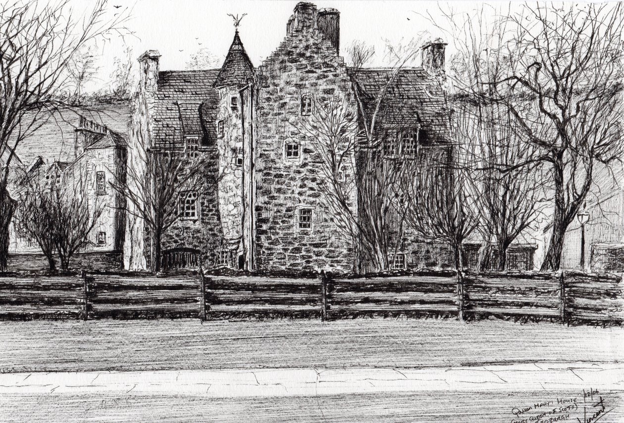 Casa di Queen Mary Jedburgh, 2006 da Vincent Alexander Booth