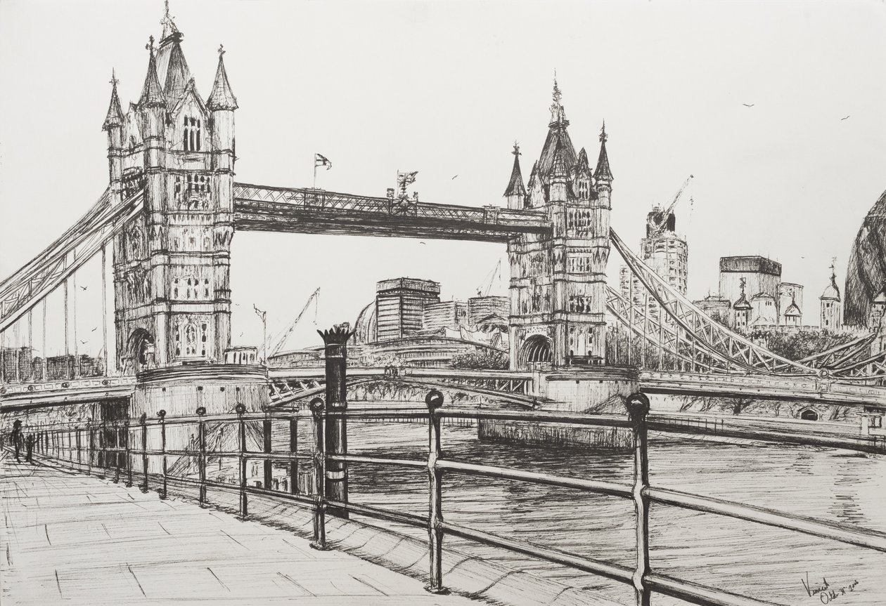Tower Bridge Londra, 2006 da Vincent Alexander Booth