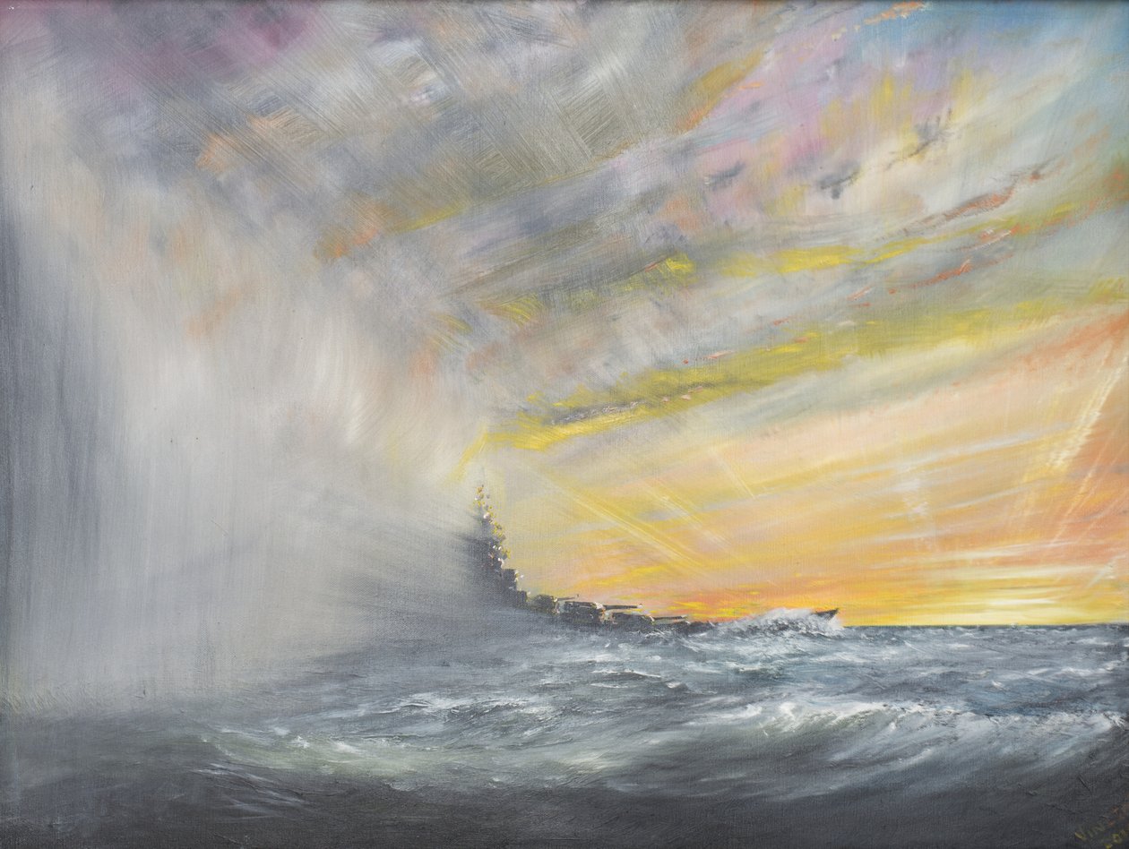 Yamato emerge dal tifone del Pacifico 1944, 2010 da Vincent Alexander Booth