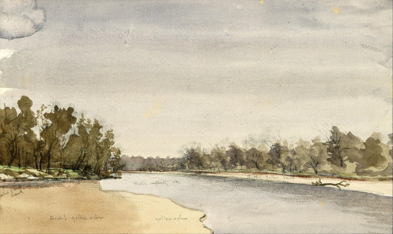 Scena sul fiume canadese da Vincent Colyer