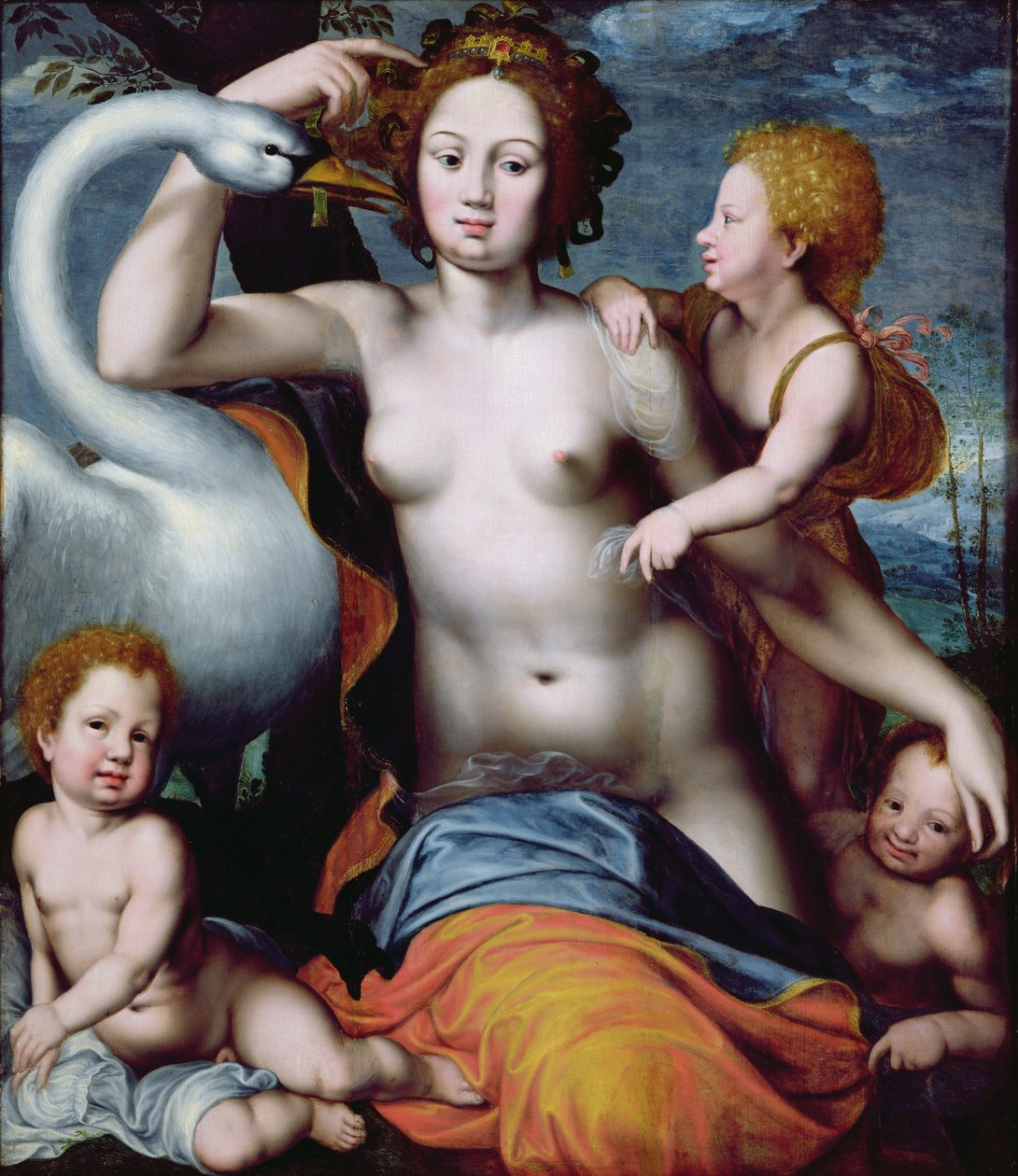 Leda e il Cigno da Vincent Sellaer