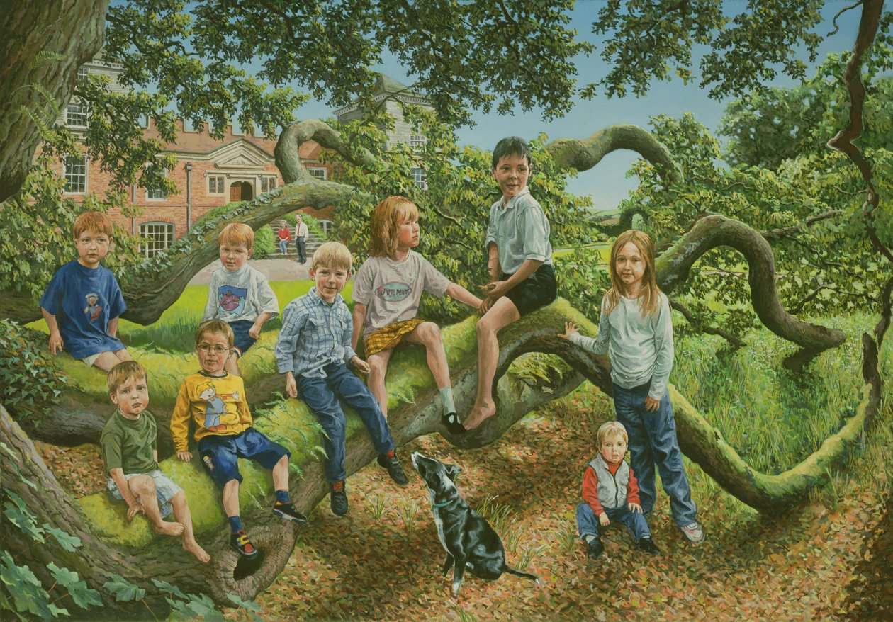Lord e Lady Boyd e i loro nipoti, 2001 da Vincent Yorke