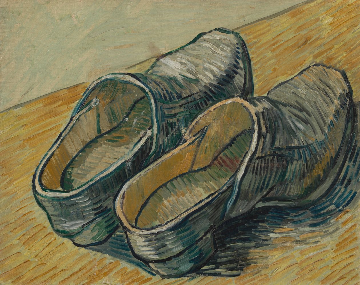 Un paio di zoccoli di cuoio da Vincent van Gogh