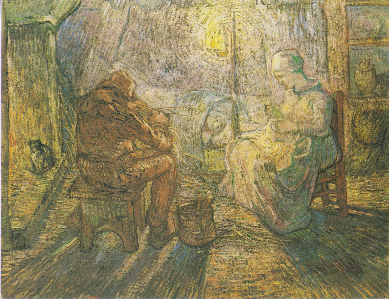Ora serale (dopo Millet) da Vincent van Gogh