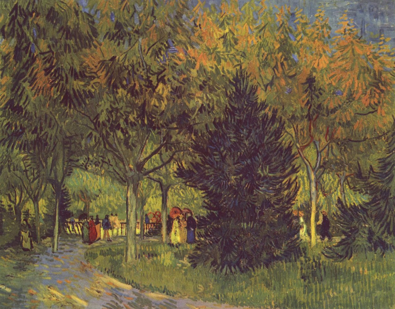 Viale nel parco da Vincent van Gogh