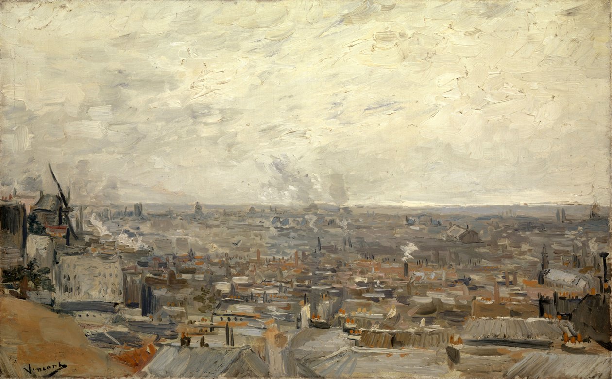 Veduta di Parigi da Montmartre da Vincent van Gogh