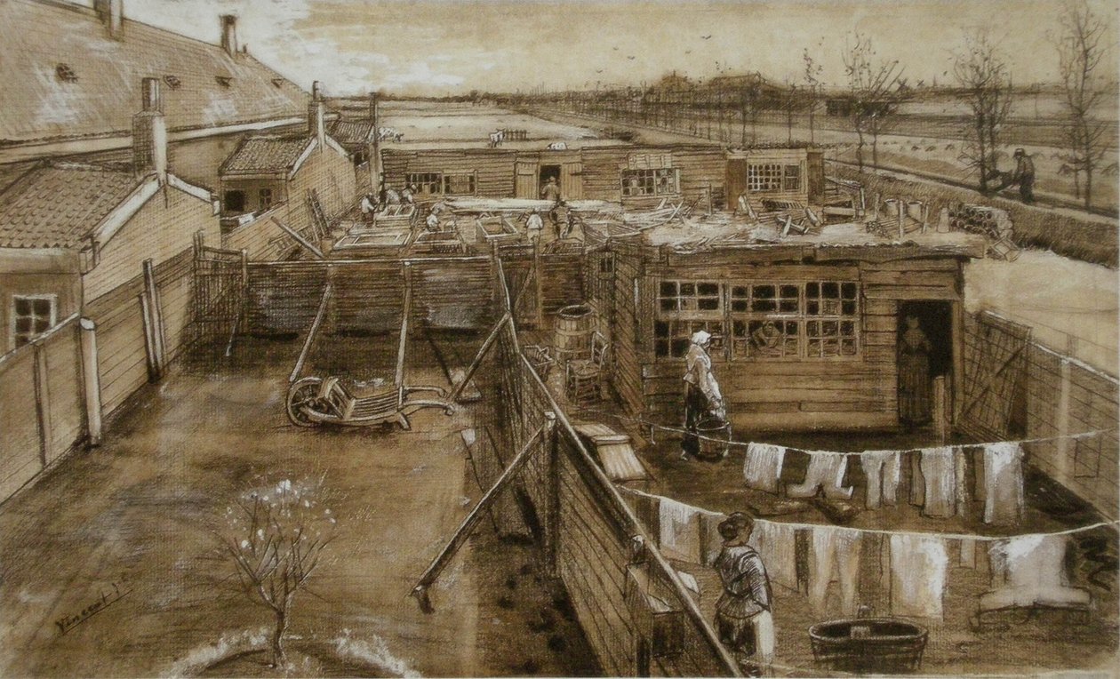Cantiere dei falegnami e lavanderia da Vincent van Gogh