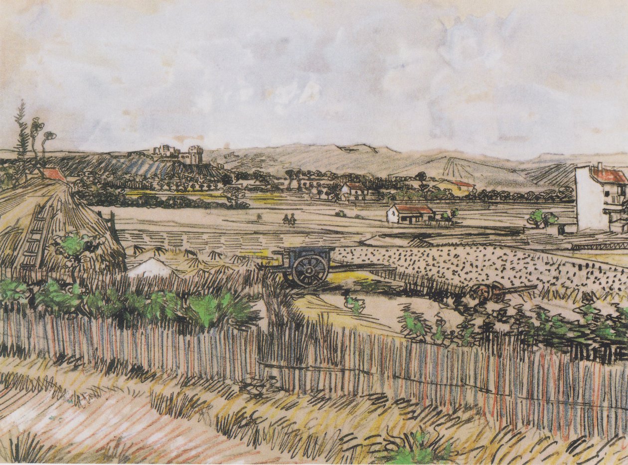 Raccolto in Provenza da Vincent van Gogh
