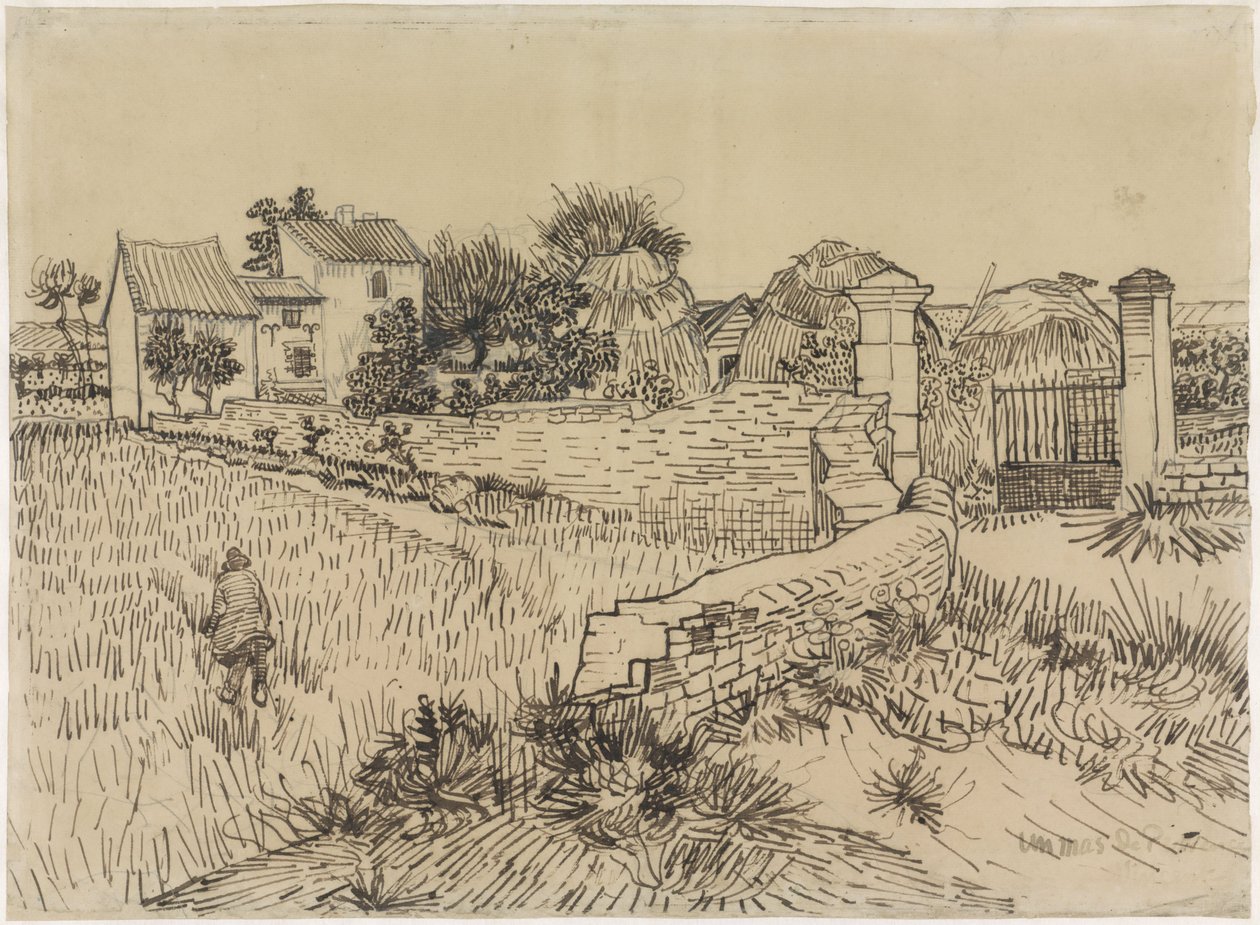 Fattoria in Provenza, c.1888 da Vincent van Gogh