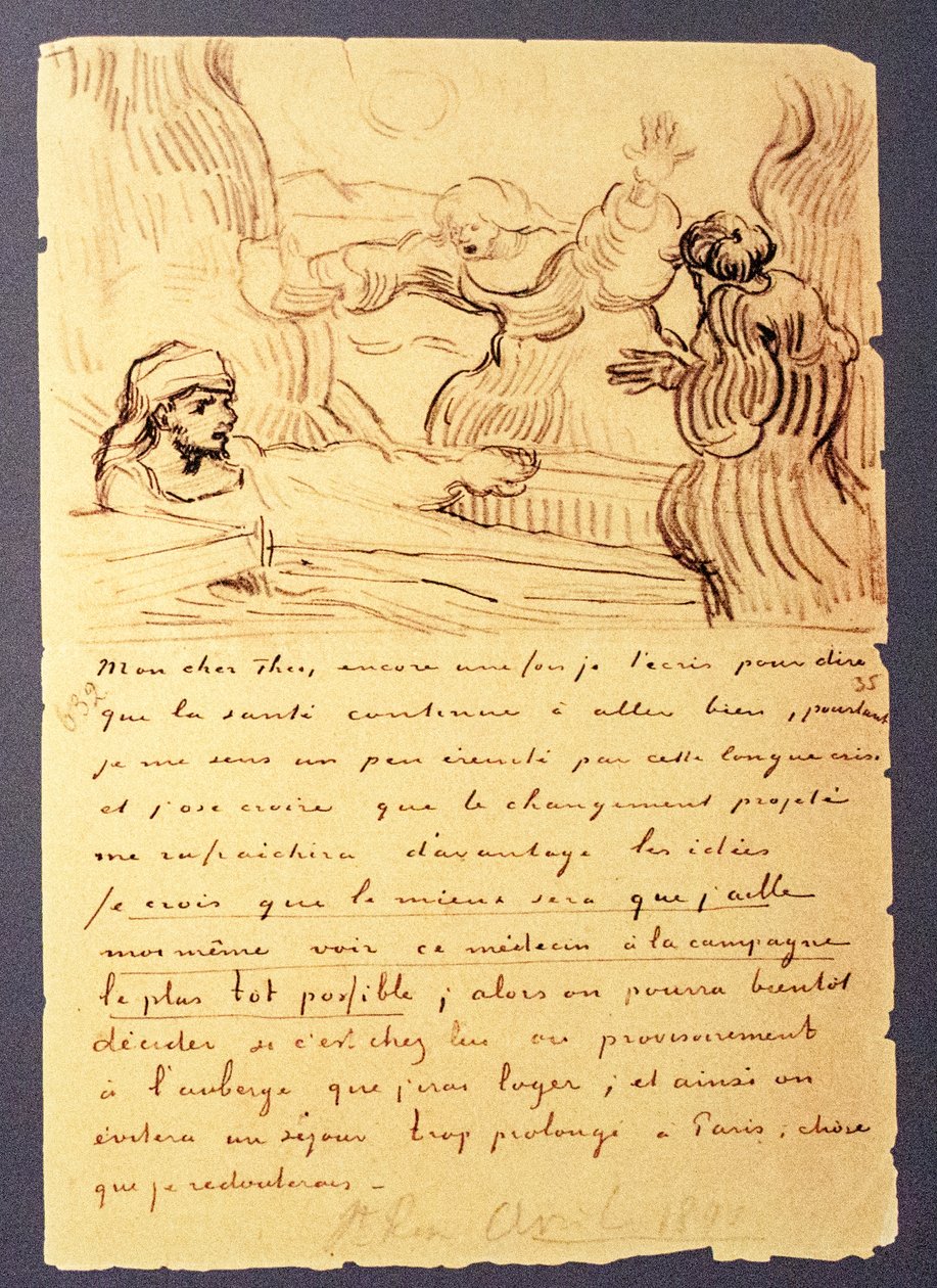 Lettera di Van Gogh a suo fratello Theo da Vincent van Gogh