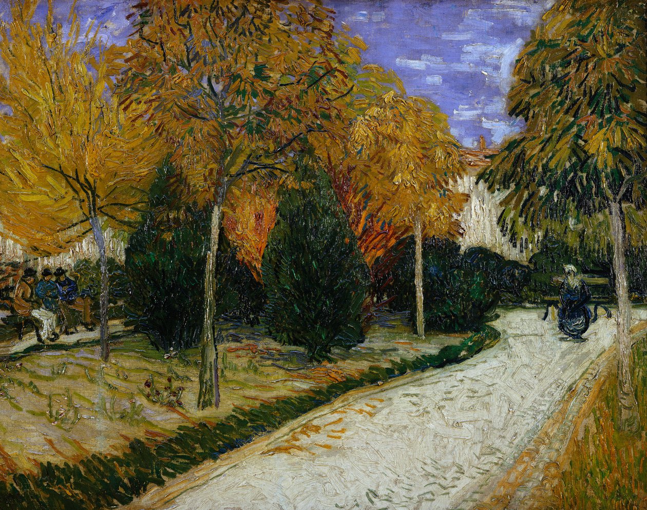 Sentiero nel parco di Arles, 1888 da Vincent van Gogh