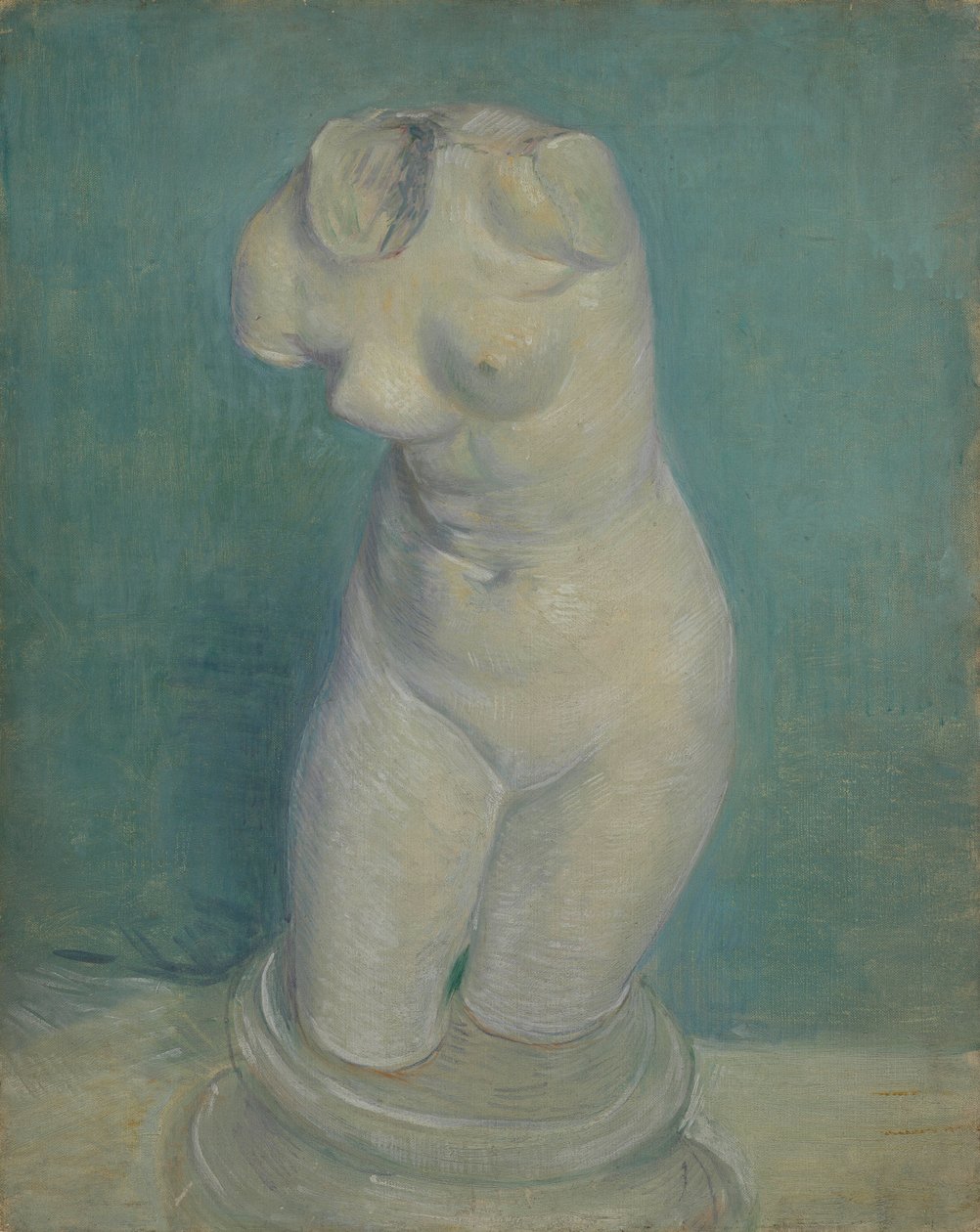 Calco in gesso del torso di una donna da Vincent van Gogh