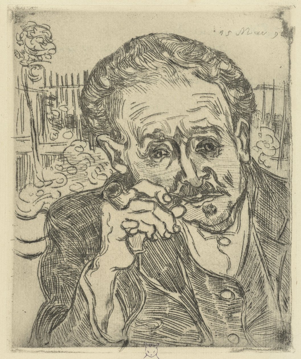 Ritratto del Dr. Gachet, 1890 da Vincent van Gogh