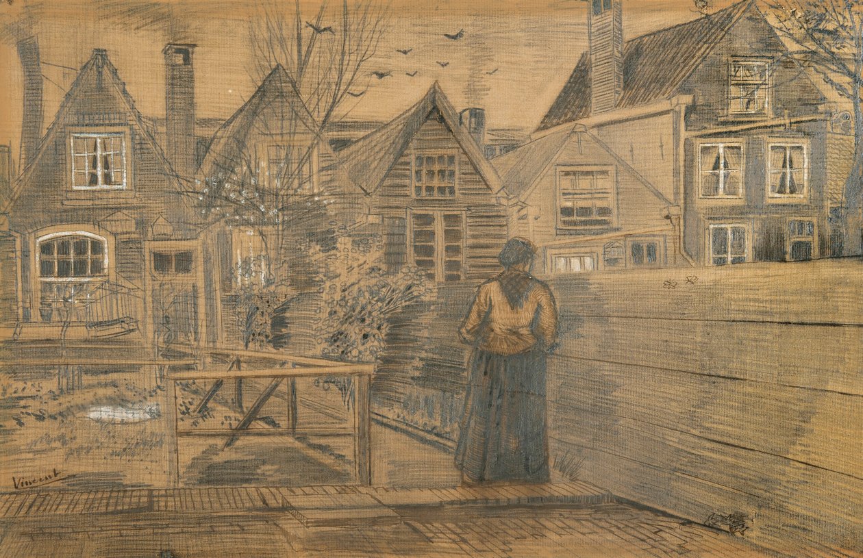Casa della Madre di Sien (1882) da Vincent van Gogh