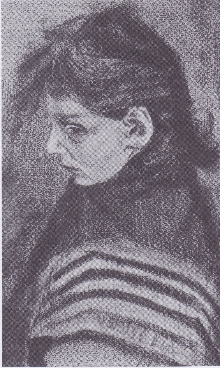Figlia di Sien con Sciarpa da Vincent van Gogh