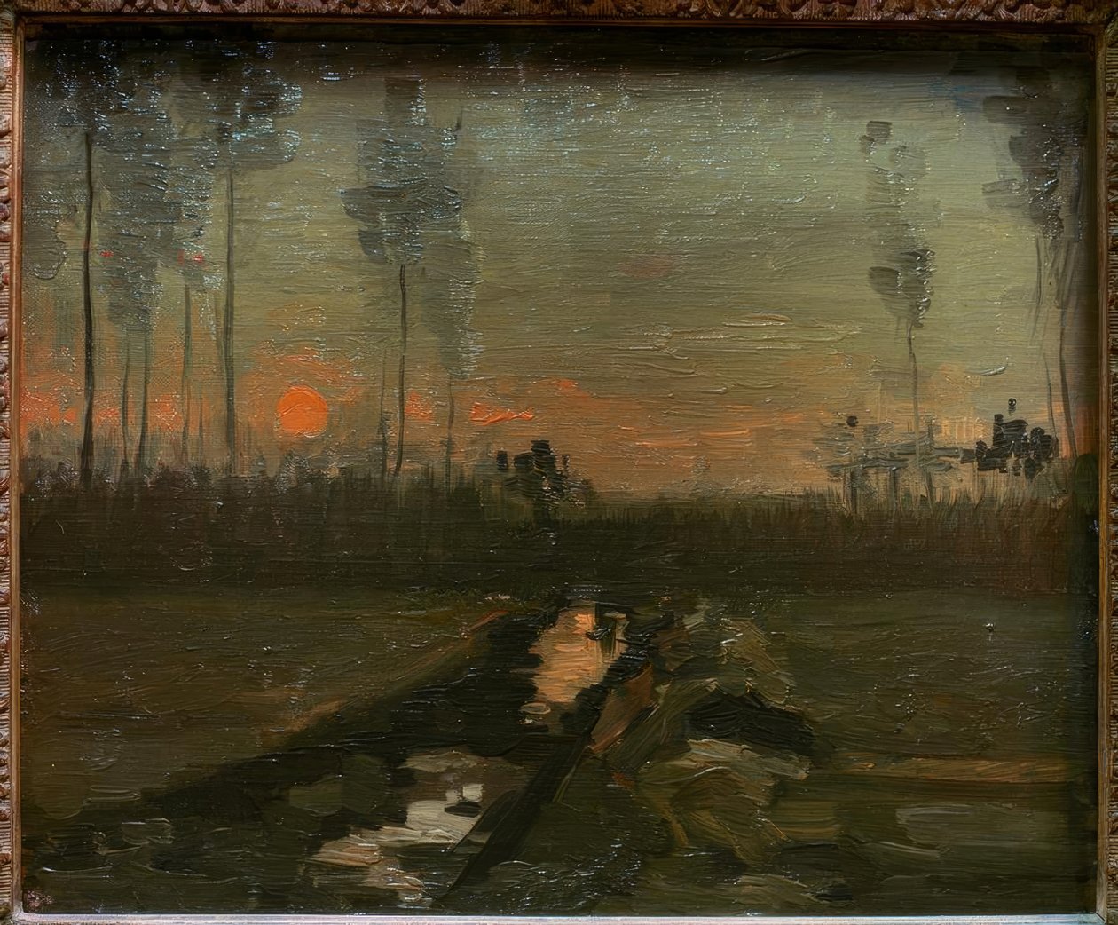 Tramonto da Vincent van Gogh