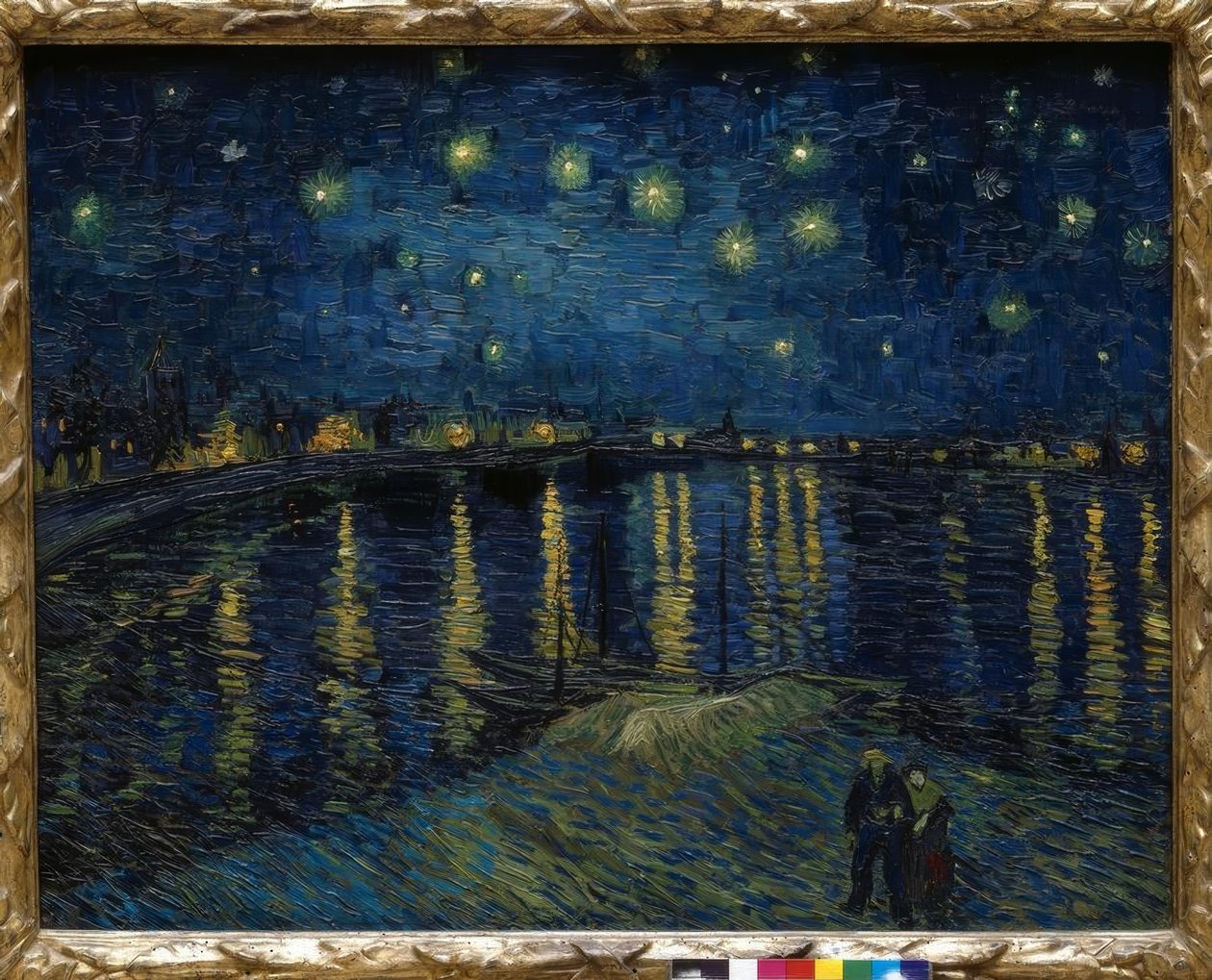 Notte stellata sul Rodano da Vincent van Gogh