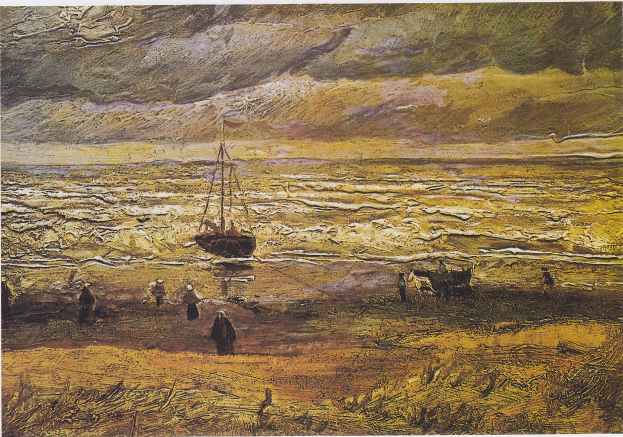 Spiaggia di Scheveningen con Tempo Burrascoso da Vincent van Gogh