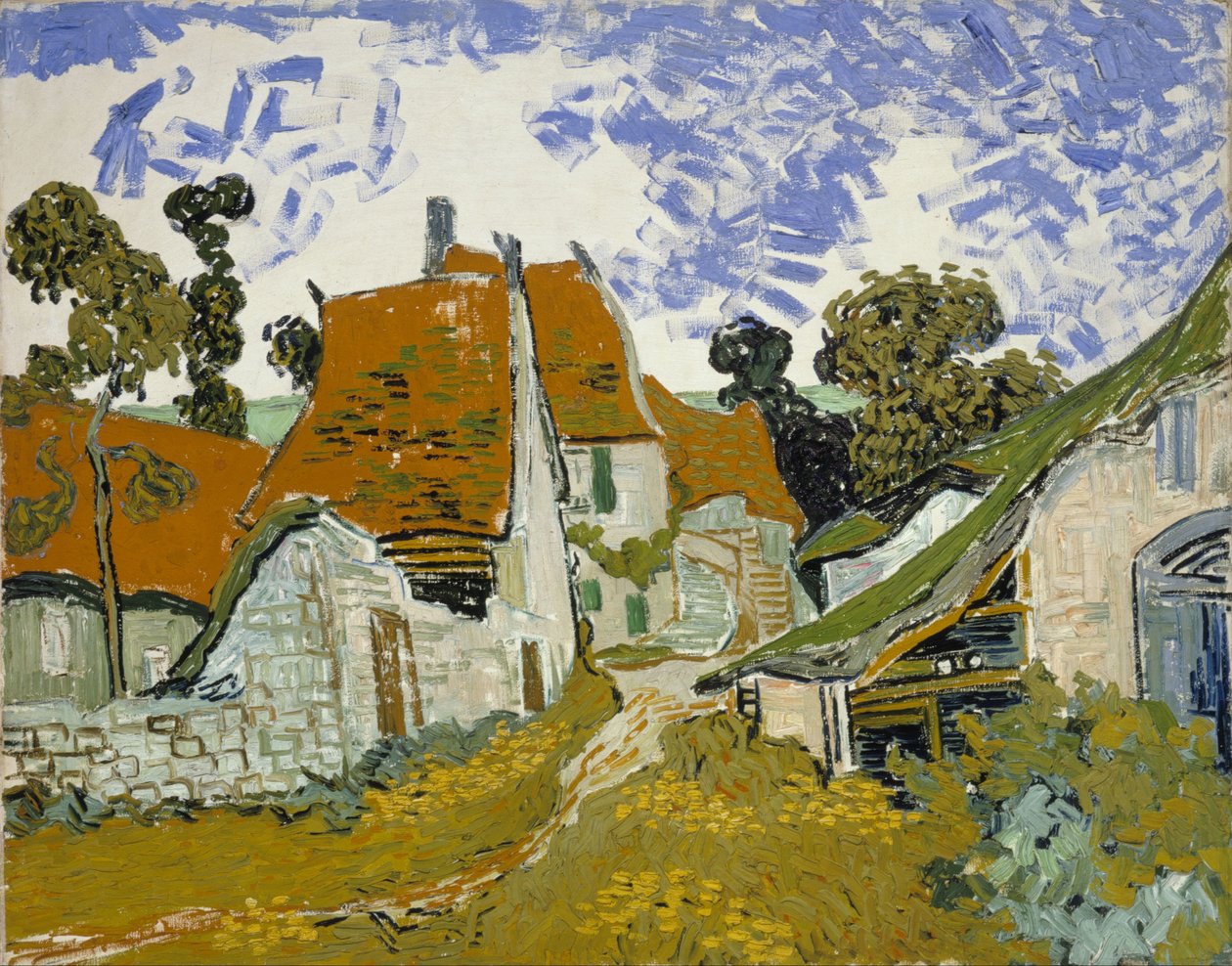 Strada ad Auvers-sur-Oise da Vincent van Gogh