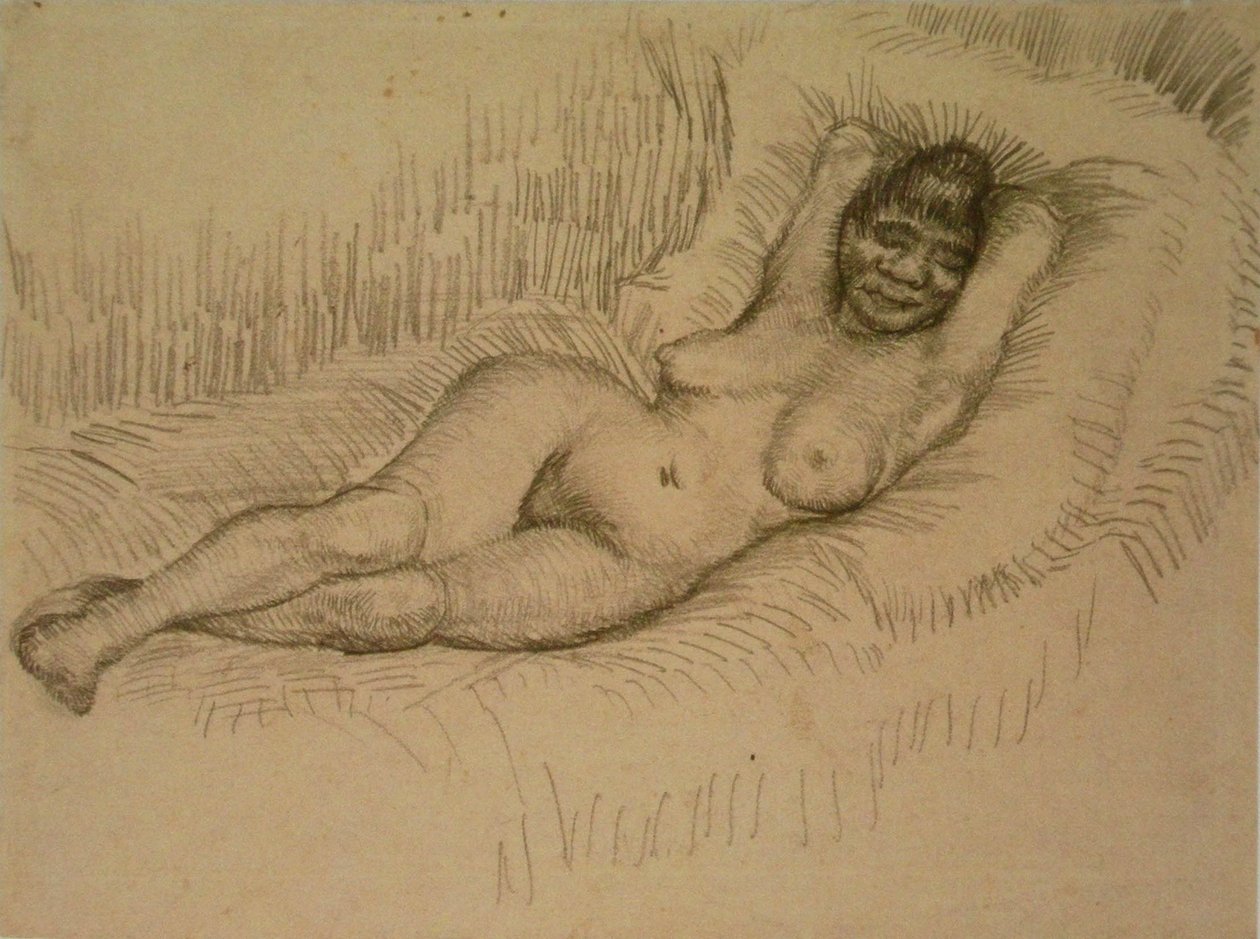 Studio per nudo femminile reclinato (dettaglio) da Vincent van Gogh