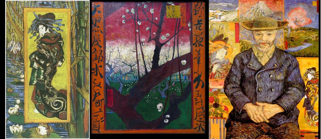 La cortigiana o Oiran (dopo Eisen) da Vincent van Gogh