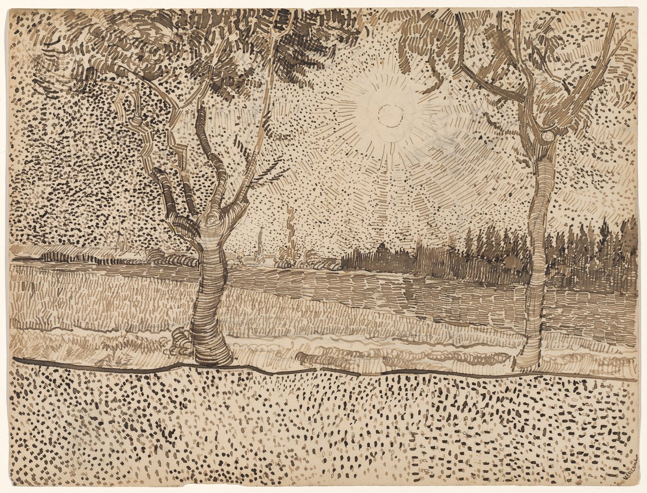 La strada per Tarascon da Vincent van Gogh