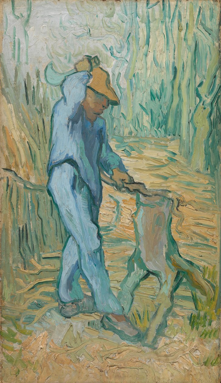 Il taglialegna (dopo Millet) da Vincent van Gogh