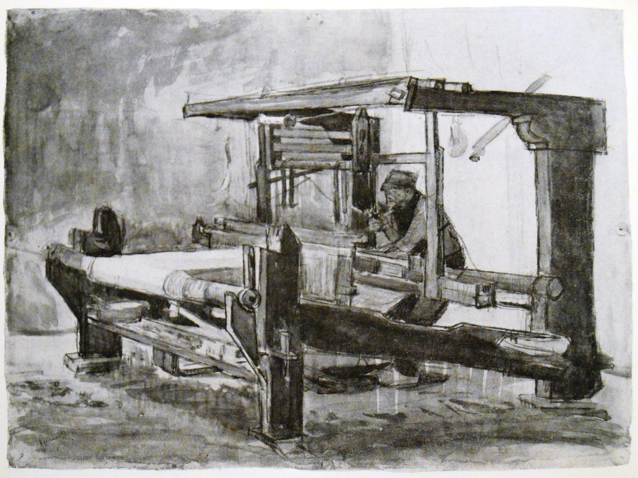 Il tessitore al suo telaio da Vincent van Gogh