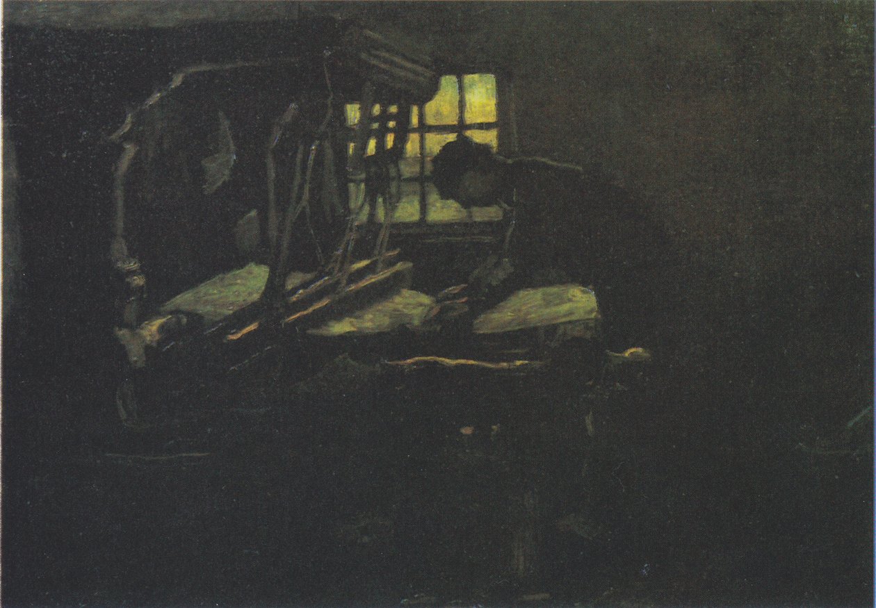 Tessitore, in piedi al telaio da Vincent van Gogh