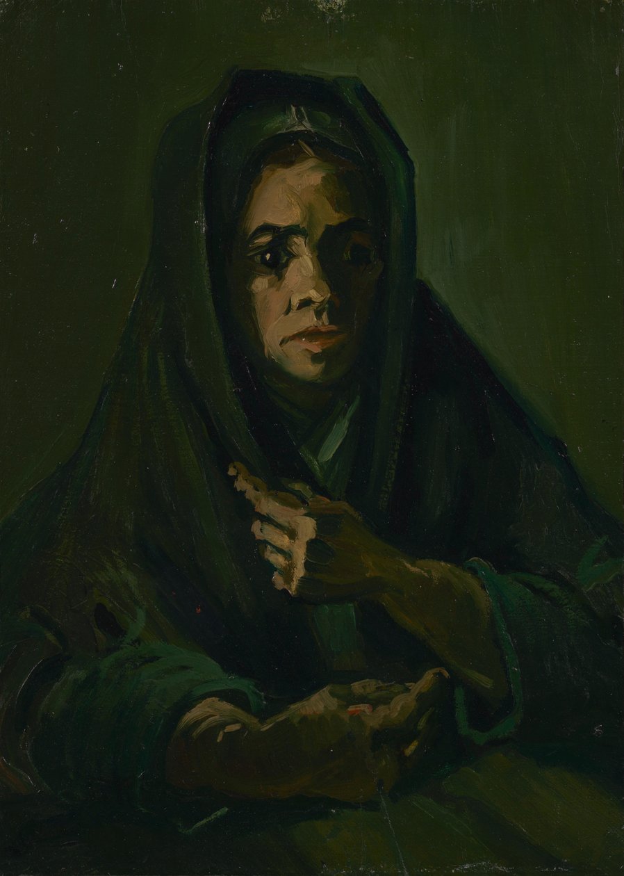 Donna con scialle da lutto da Vincent van Gogh