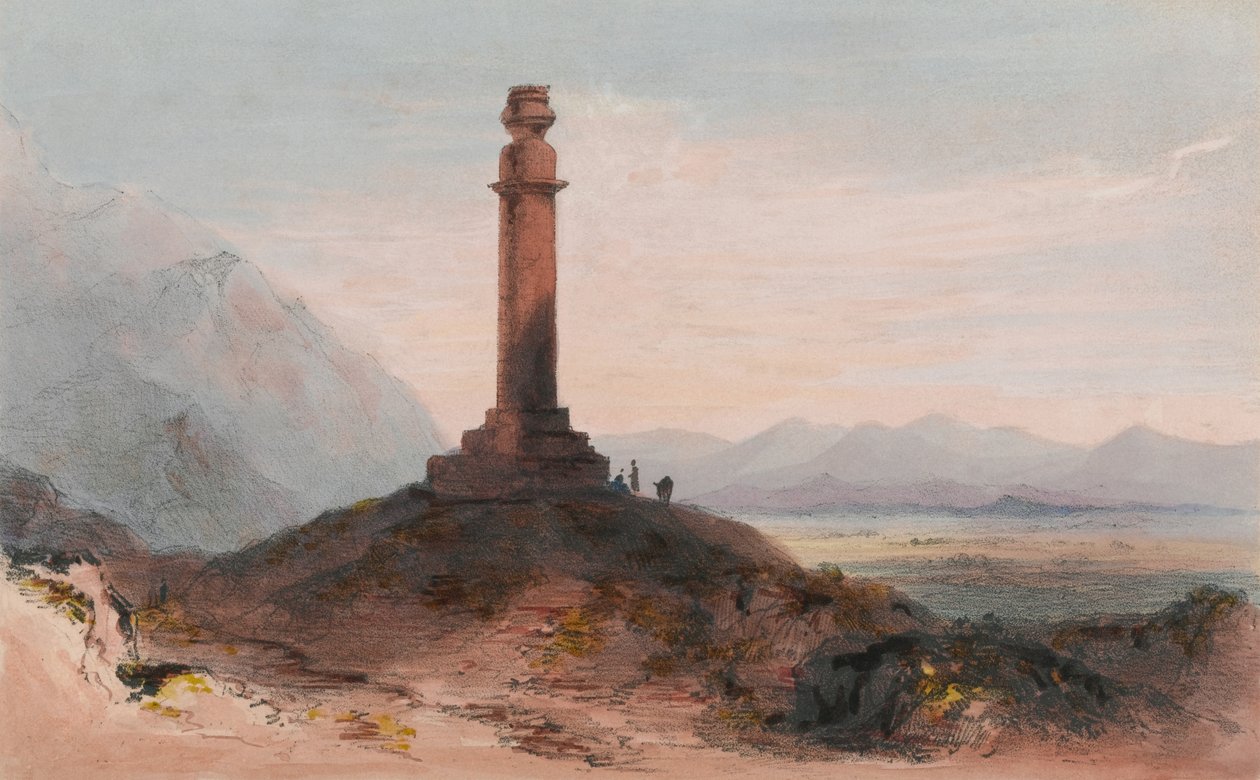 Colonna di Alessandro vicino a Kabul, c.1842 da Vincent (after) Eyre