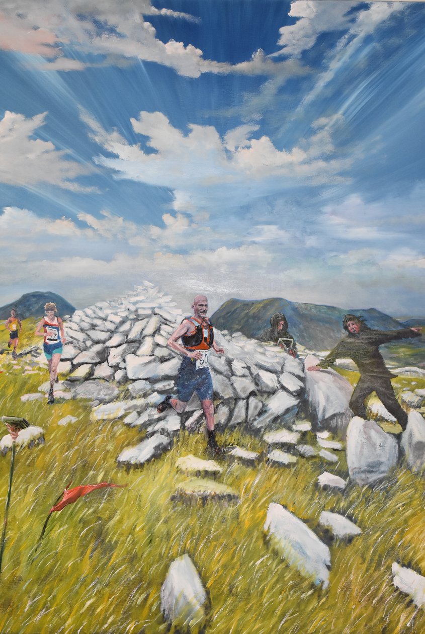Brian of the Billies, 2024 (olio su tela) da Vincent Alexander Booth