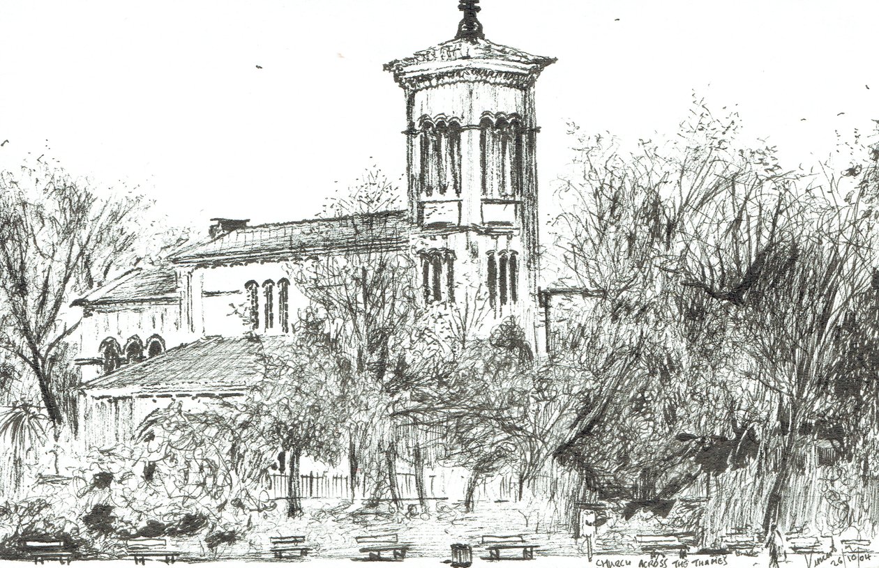 Chiesa oltre il Tamigi, 2004 da Vincent Alexander Booth