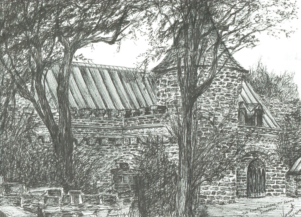 Chiesa sulla strada per Oban, 2007 da Vincent Alexander Booth