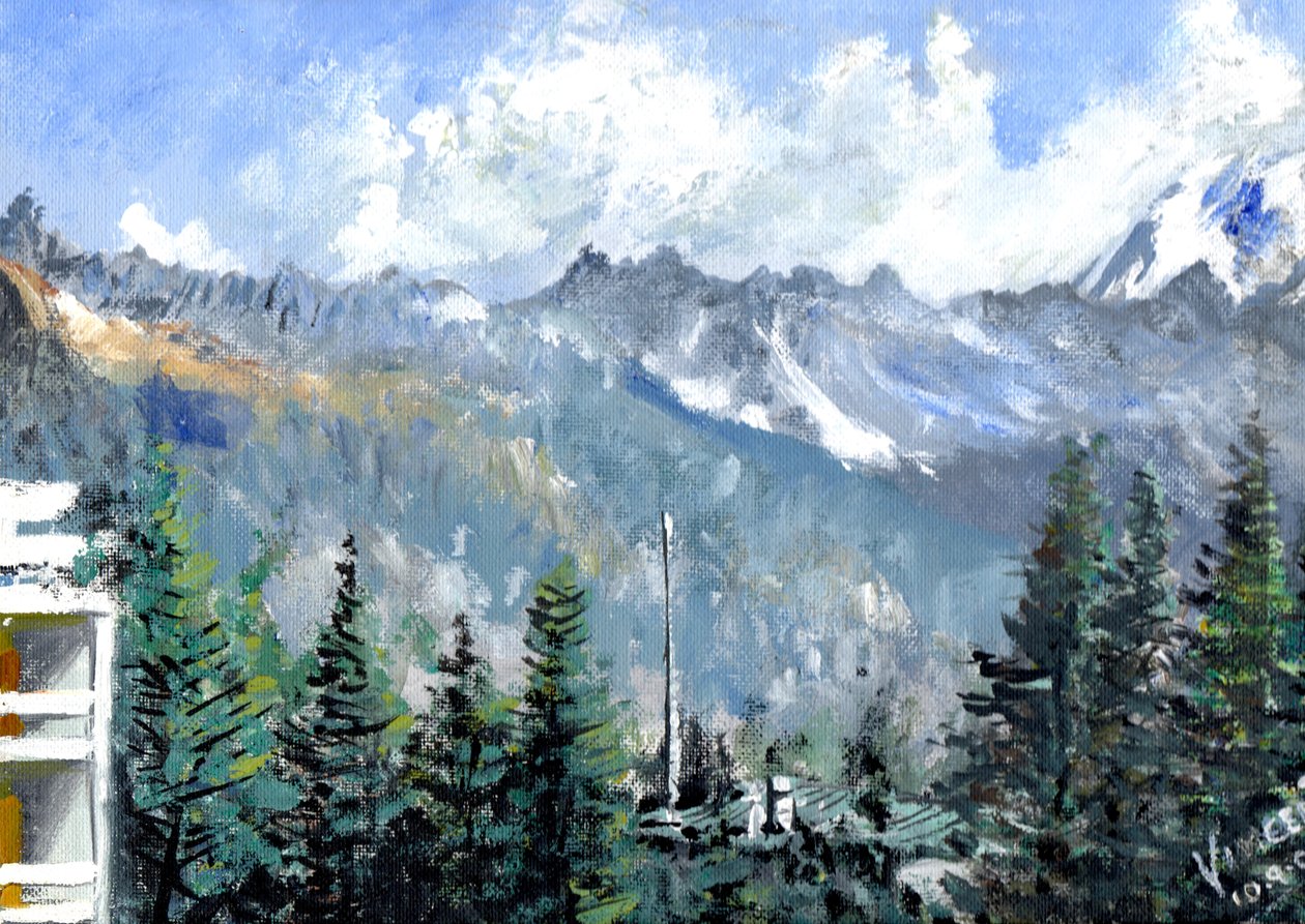 Skyline di Crans da Vincent Alexander Booth