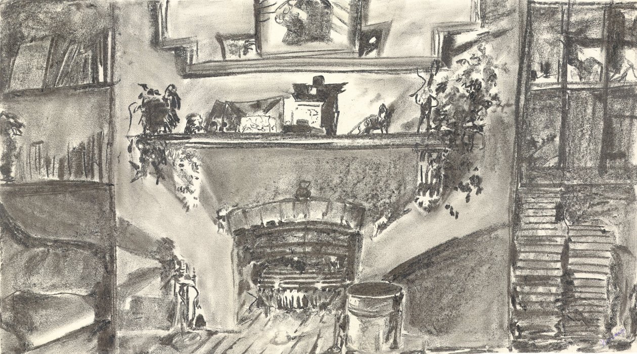 Accanto al fuoco alla luce delle candele da Vincent Alexander Booth