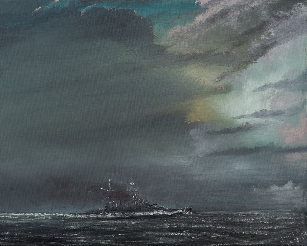 HMS Hood 1941, 2014 da Vincent Alexander Booth