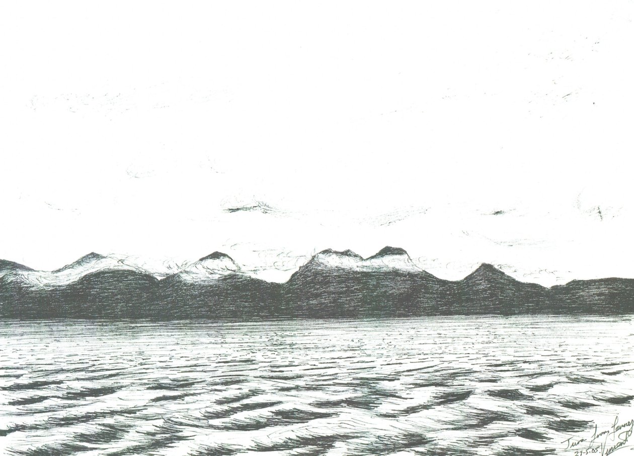 Scena di Jura dal traghetto, 2005 da Vincent Alexander Booth