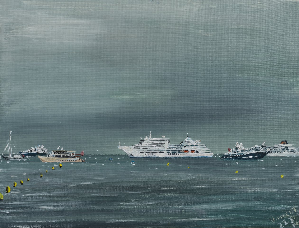 Navi e barche a Cannes, 2014 da Vincent Alexander Booth