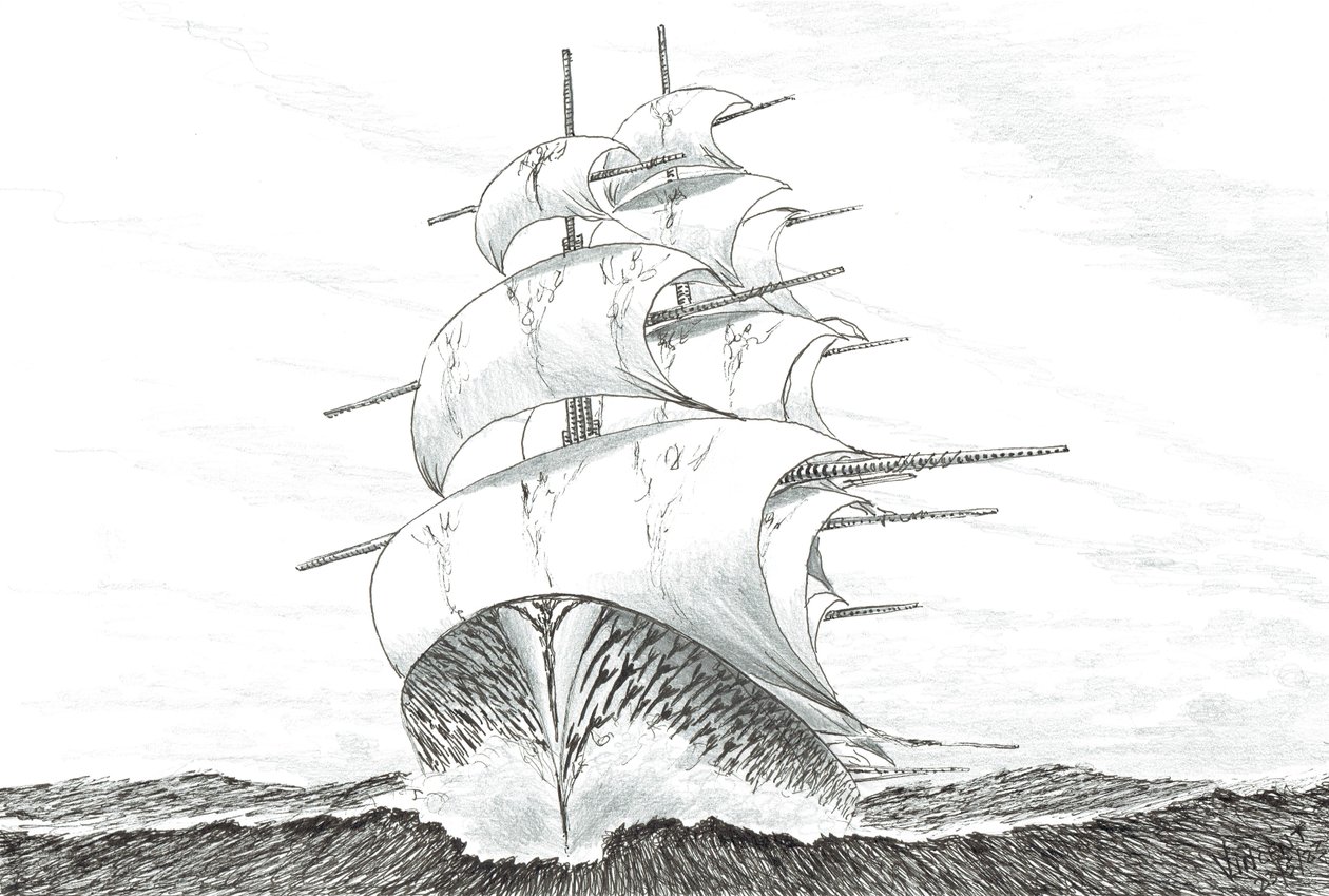Creatori di Tempeste Block Island Sound da Vincent Alexander Booth