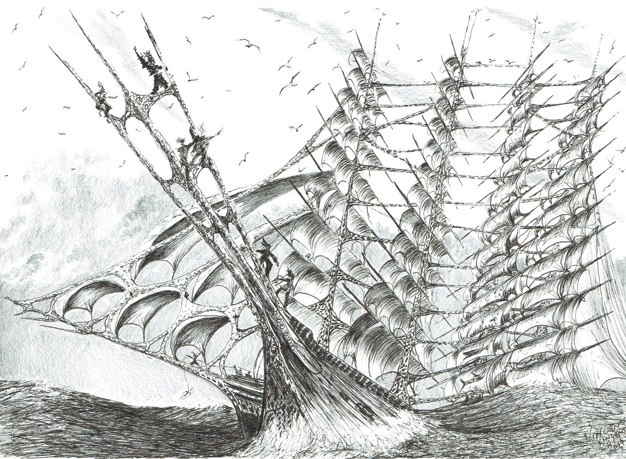 Creatori di tempeste soccorrono il Mare Giallo da Vincent Alexander Booth