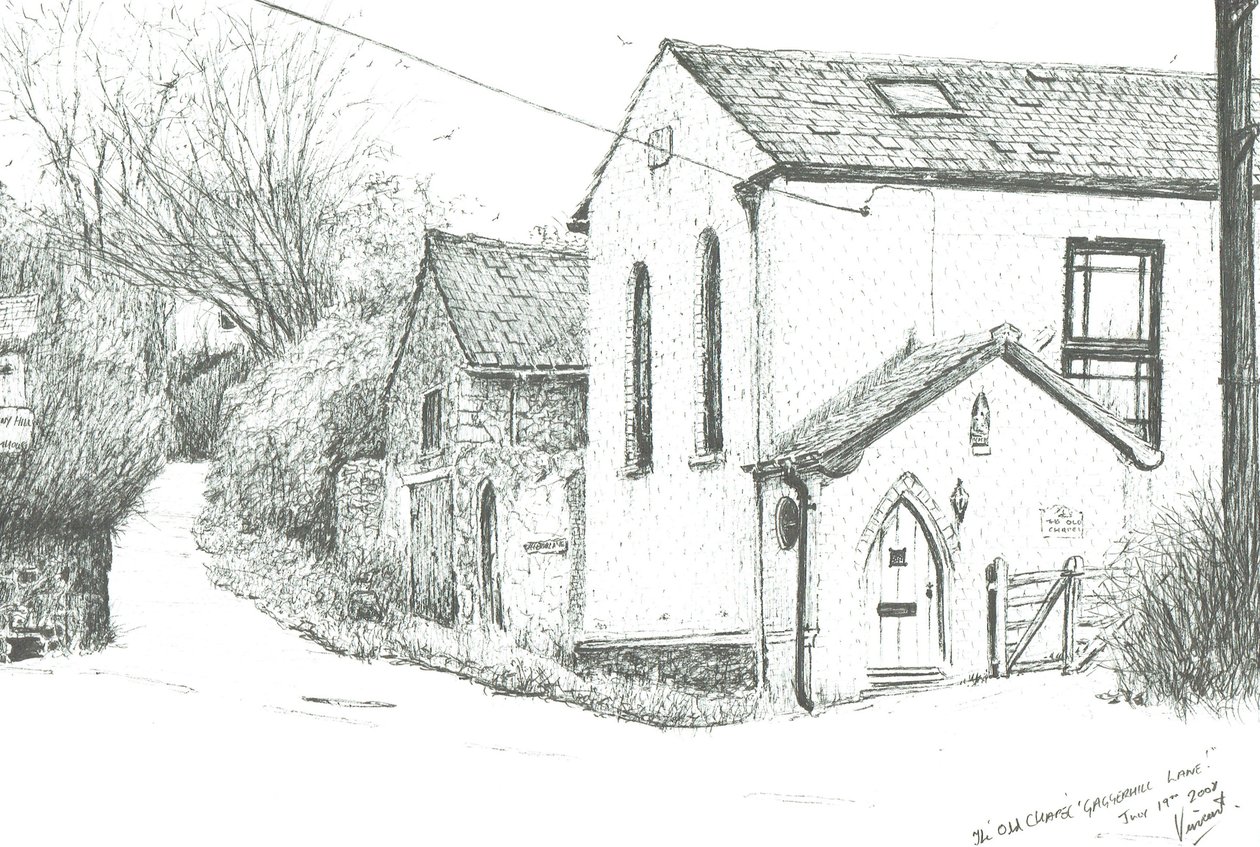 La vecchia cappella, Brighstone Isola di Wight da Vincent Alexander Booth