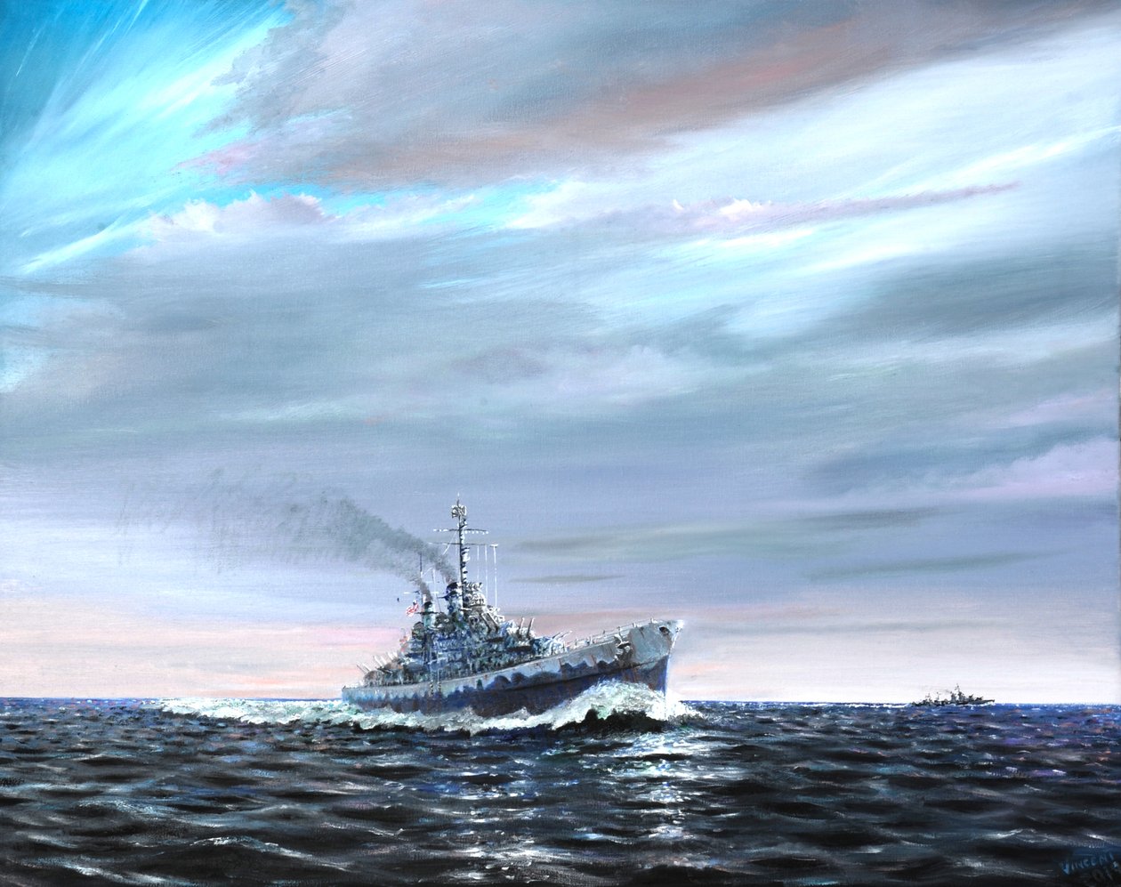 USS Atlanta pattuglia Guardalcanal 1942 da Vincent Alexander Booth